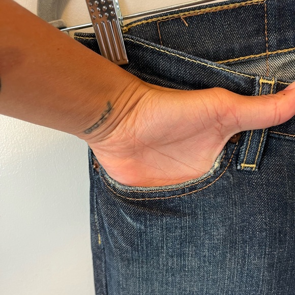 Lucky Brand Dungarees by Gene Montesano Women’s Size 0/25 Lil Maggie jeans short - Picture 6 of 10